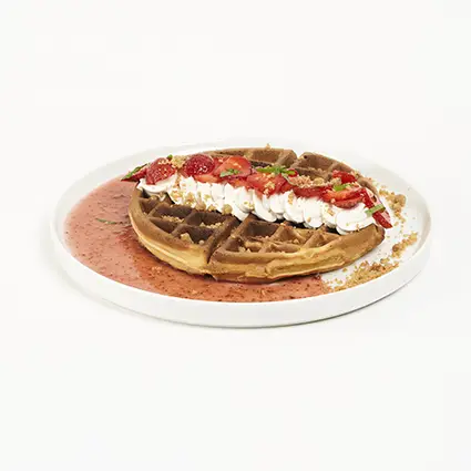 Strawberry Shortcake Waffle